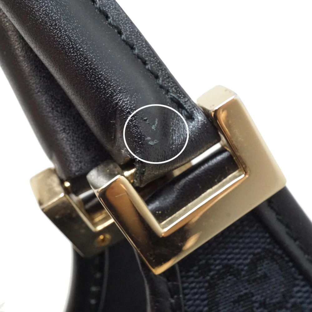 Gucci Canvas GG Black Handbag - Picture 9 of 11